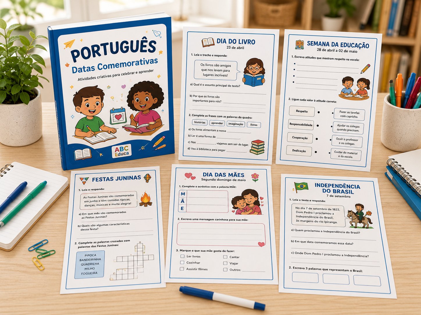 Atividades de Português para Datas Comemorativas