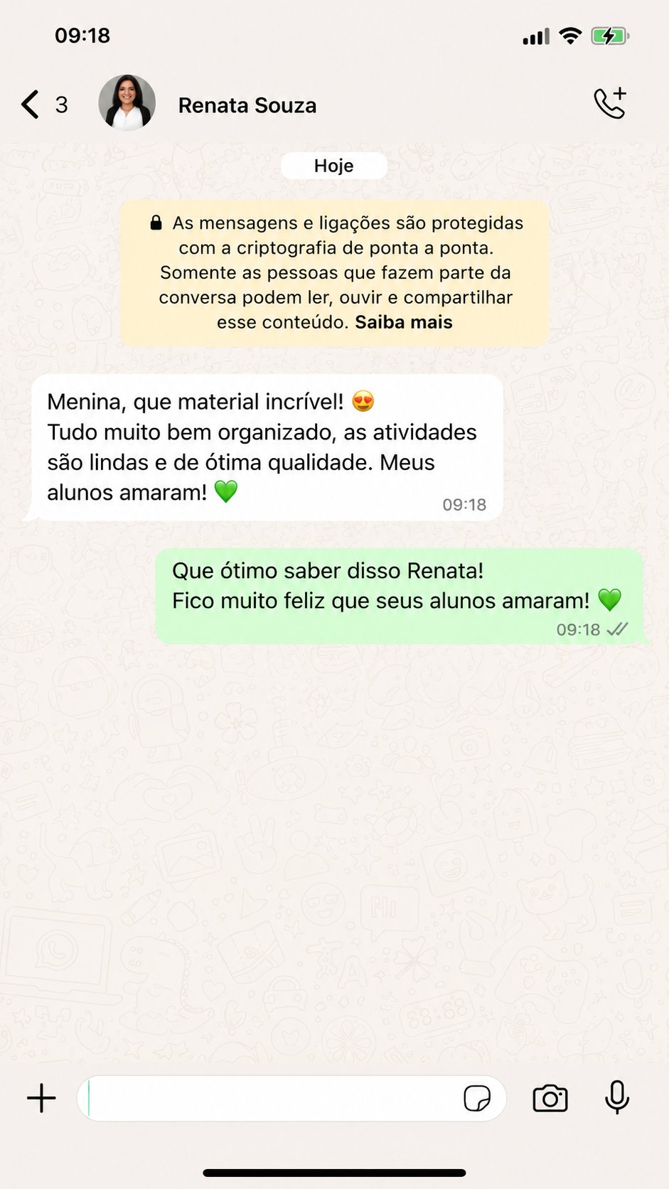 Depoimento de Renata Souza